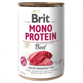 Консервирана храна за кучета BRIT MONO PROTEIN BEEF - със 78% прясно телешко месо